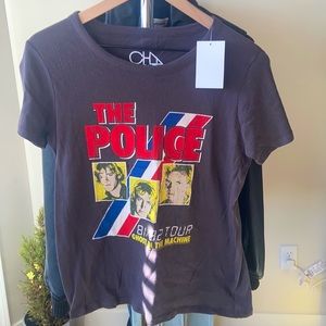 S 🔖 CHASER The Police Band Vintage Style T-lShirt 81 82 Ghost In The Machine